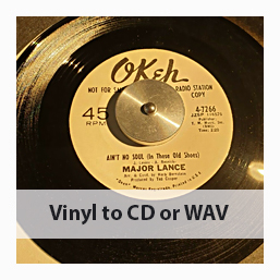Vinyl to CD and WAV Files